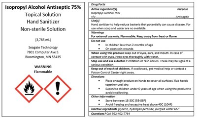 3785 mL Label (3785 mL Label)